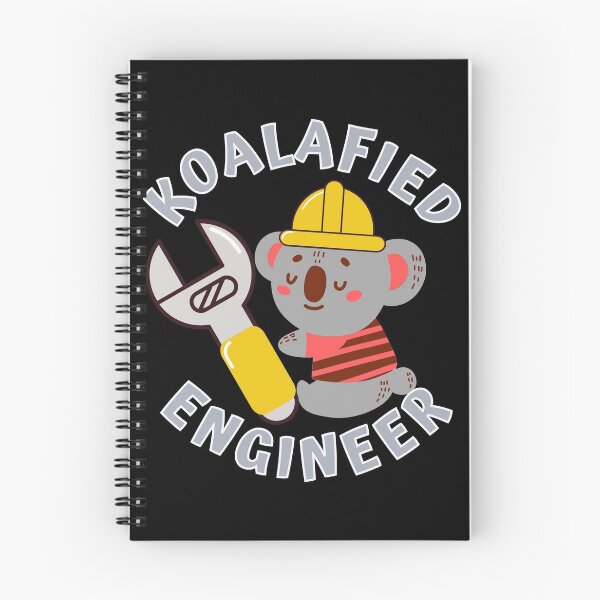 Item preview, Koalafied Engineer - Funny Koala Pun designed and sold by Onewivnacher.