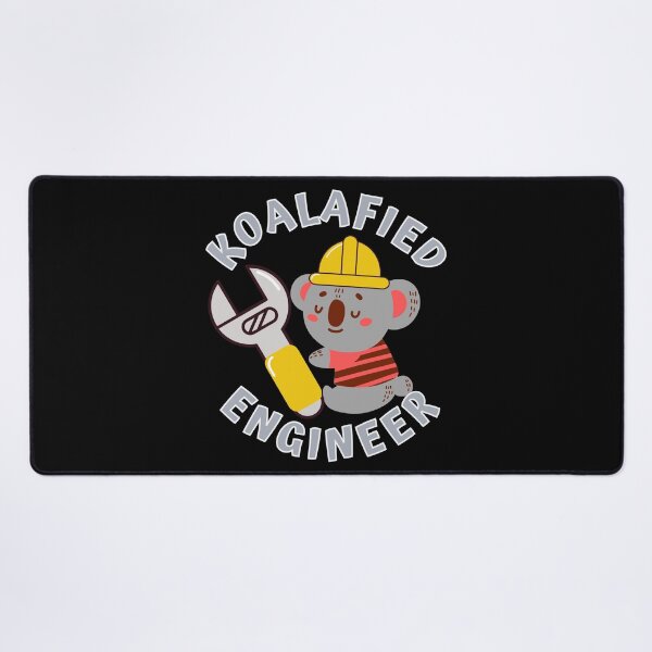 Item preview, Koalafied Engineer - Funny Koala Pun designed and sold by Onewivnacher.