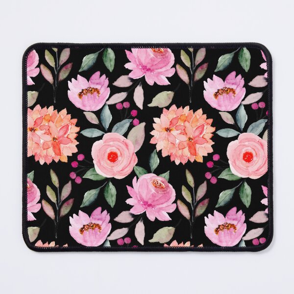 Item preview, Pink, red Boho aesthetic watercolor flowers,,  iPhone and Samsung Galaxy case cover designed and sold by RoManSmArt.