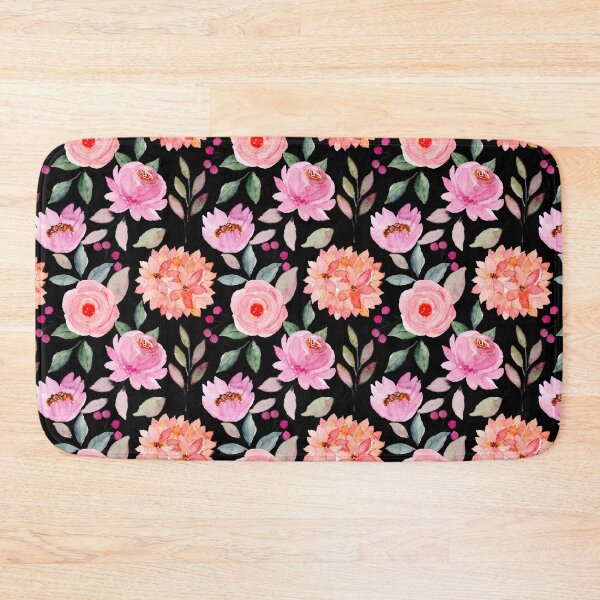Item preview, Pink, red Boho aesthetic watercolor flowers,,  iPhone and Samsung Galaxy case cover designed and sold by RoManSmArt.