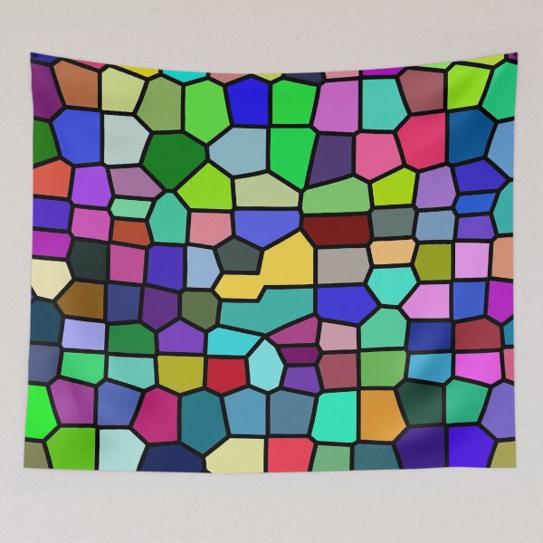 Item preview, Multi-colored cheerful pattern, in the style of modern art art. designed and sold by Diapason-Art.