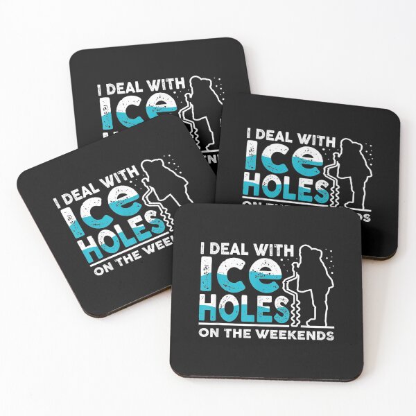 Item preview, I Deal With Ice Holes Fishing Dad Grandpa designed and sold by paudels.