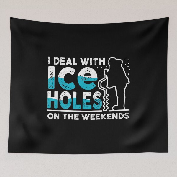Item preview, I Deal With Ice Holes Fishing Dad Grandpa designed and sold by paudels.