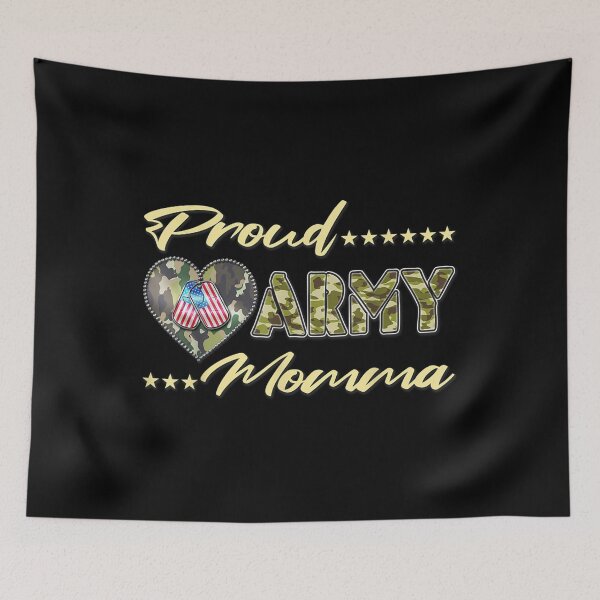 Item preview, Proud Army Mo Us Flag Dog Tags Mom Family Gift designed and sold by bessiey23.