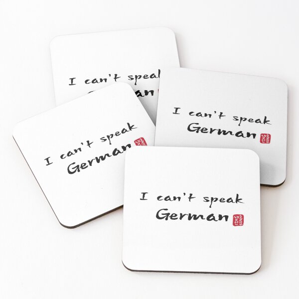Item preview, I can't speak German designed and sold by HONGSOOLSHOP.