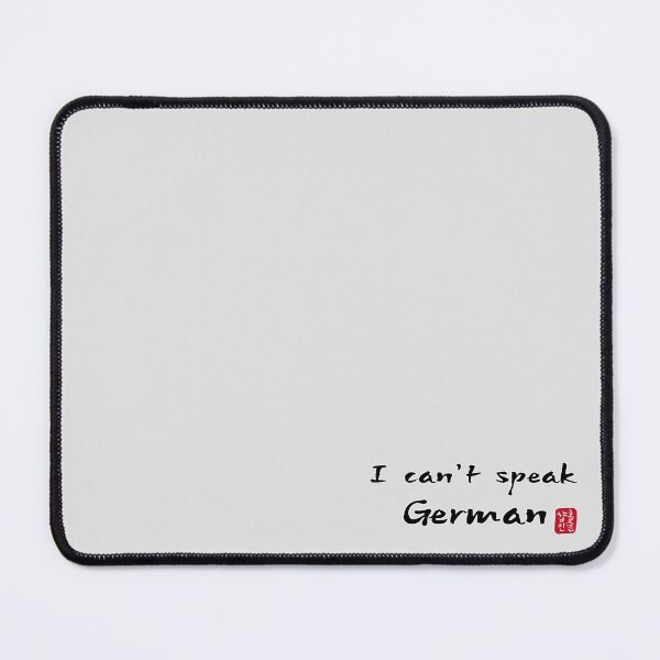 Item preview, I can't speak German designed and sold by HONGSOOLSHOP.