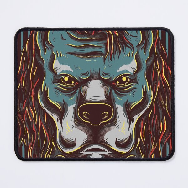 Item preview, bulldog artwork designed and sold by Swaksh.