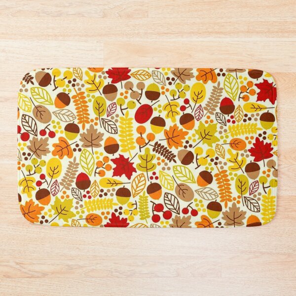 Item preview, Autumn botanical pattern  designed and sold by TheSkullArmy.