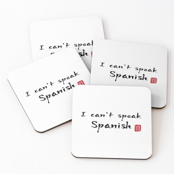 Item preview, I can't speak Spanish designed and sold by HONGSOOLSHOP.