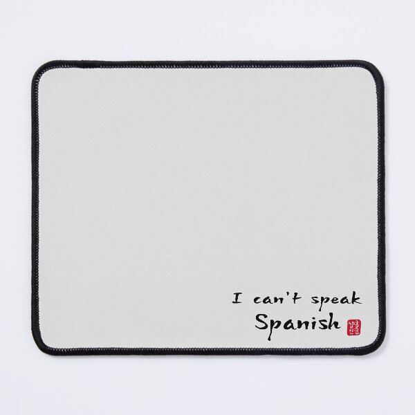 Item preview, I can't speak Spanish designed and sold by HONGSOOLSHOP.