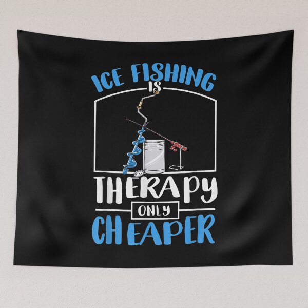 Item preview, Winter Ice Fishing Quote Gift designed and sold by bessiey23.