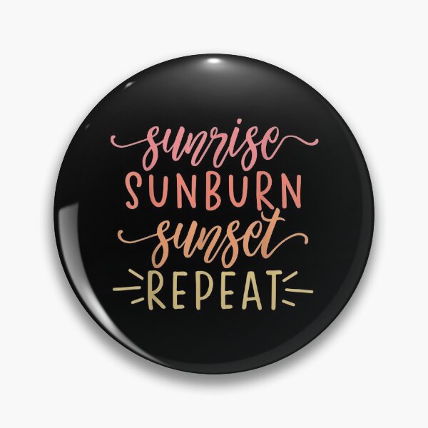Item preview, Sunrise Sunburn Sunset Repeat designed and sold by paudels.