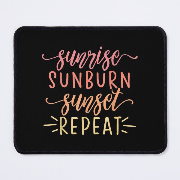 Item preview, Sunrise Sunburn Sunset Repeat designed and sold by paudels.