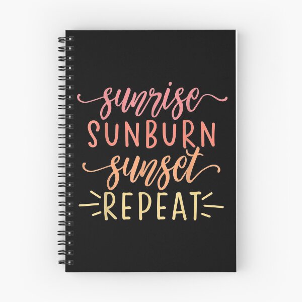Item preview, Sunrise Sunburn Sunset Repeat designed and sold by paudels.
