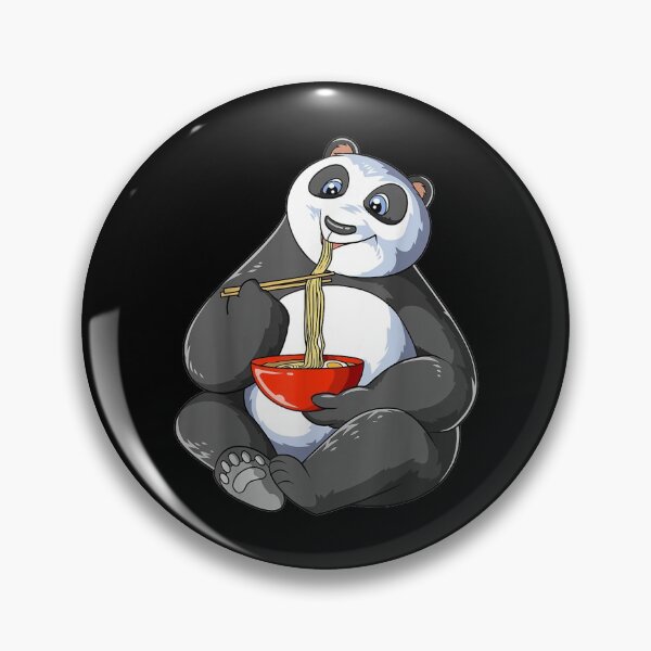 Item preview, Panda Eating Ra Noodles Japanese Panda designed and sold by paudels.