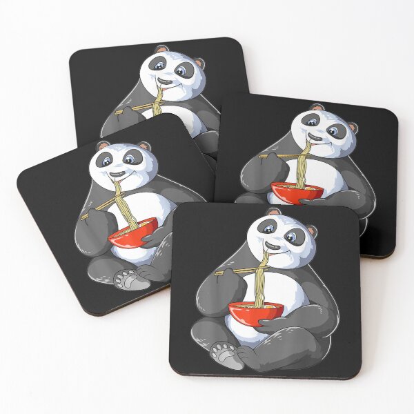 Item preview, Panda Eating Ra Noodles Japanese Panda designed and sold by paudels.