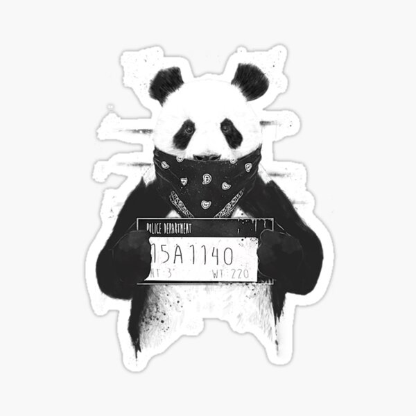 bad panda Sticker