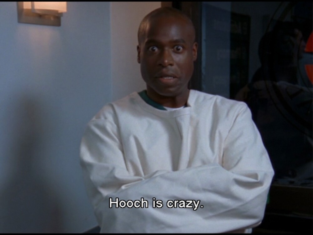 "Hooch is CrazyScrubs" by dundermifflin96 Redbubble