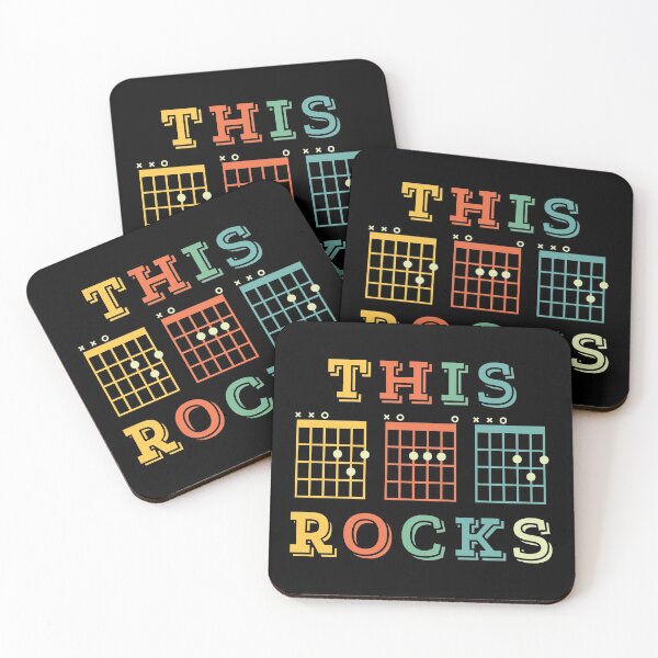 Item preview, This Dad Rocks Guitar DAD Chords Tab Retro Theme designed and sold by nightsworthy.