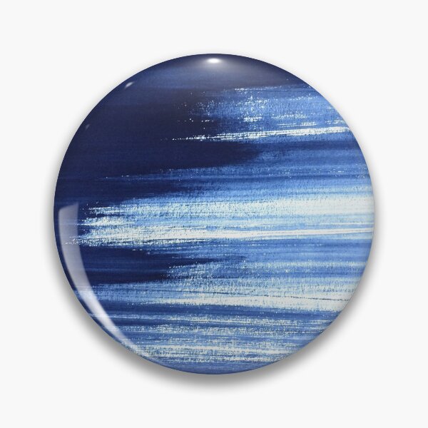 Item preview, Blue, white brush strokes. Painting, pattern, minimalist. designed and sold by JellyBeenzz.