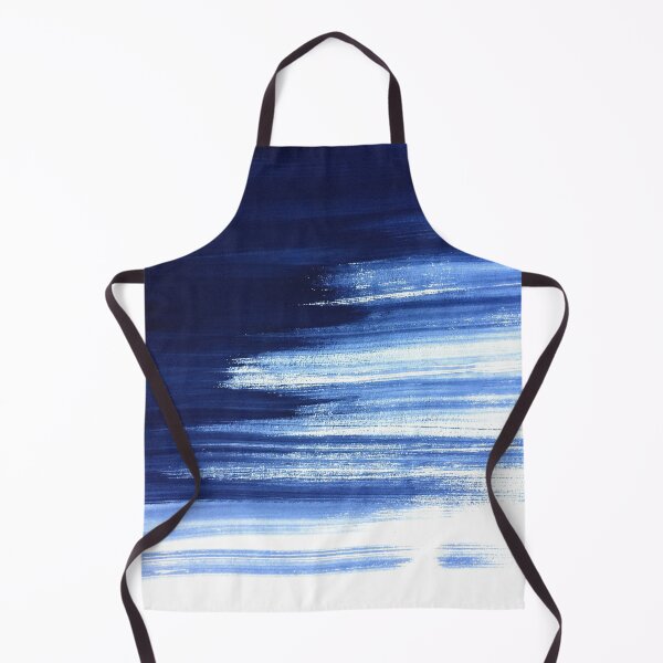 Item preview, Blue, white brush strokes. Painting, pattern, minimalist. designed and sold by JellyBeenzz.