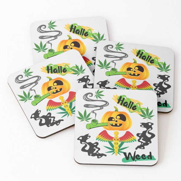 Item preview, HAPPY HALLO WEED Pumpkin smoking Pipe designed and sold by OMdesign10.