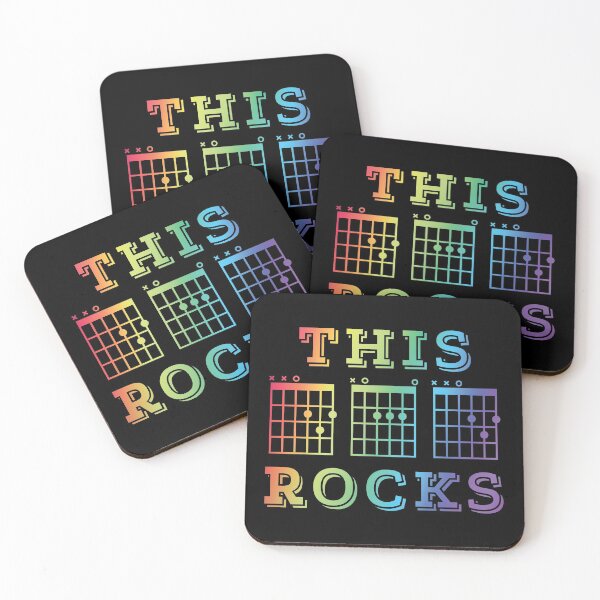 Item preview, This Dad Rocks Guitar DAD Chords Tab Colorful Theme designed and sold by nightsworthy.