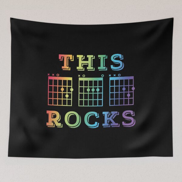 Item preview, This Dad Rocks Guitar DAD Chords Tab Colorful Theme designed and sold by nightsworthy.