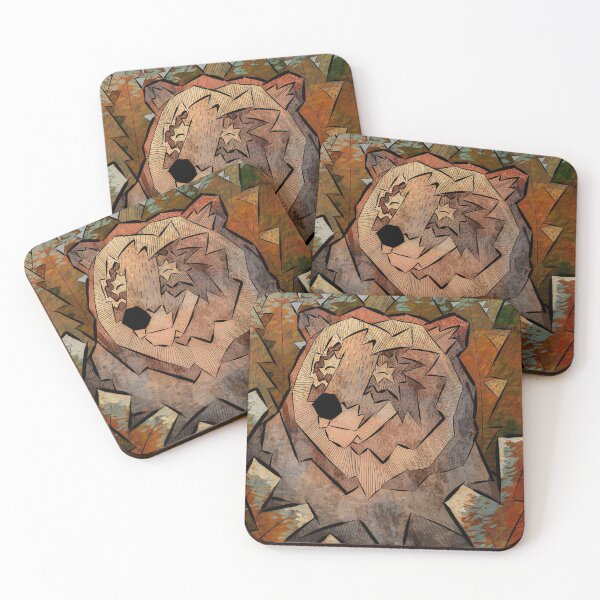Item preview, The brown forest bear designed and sold by Swadeillustrations.