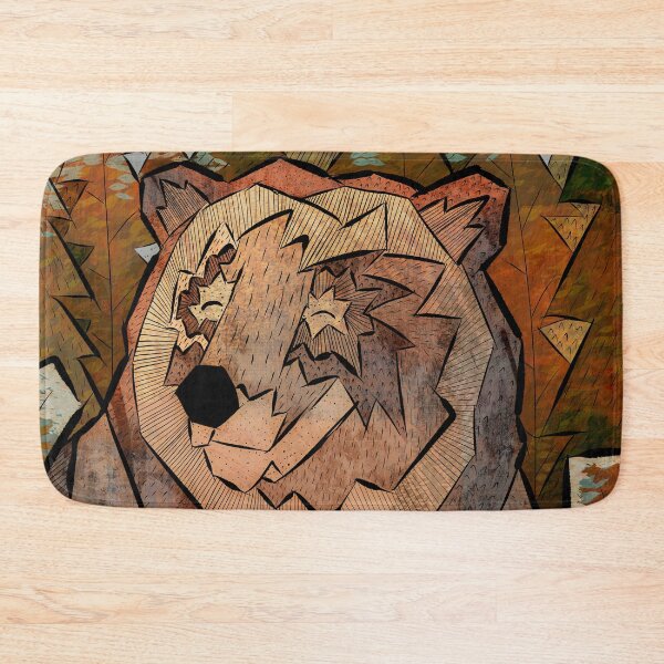 Item preview, The brown forest bear designed and sold by Swadeillustrations.