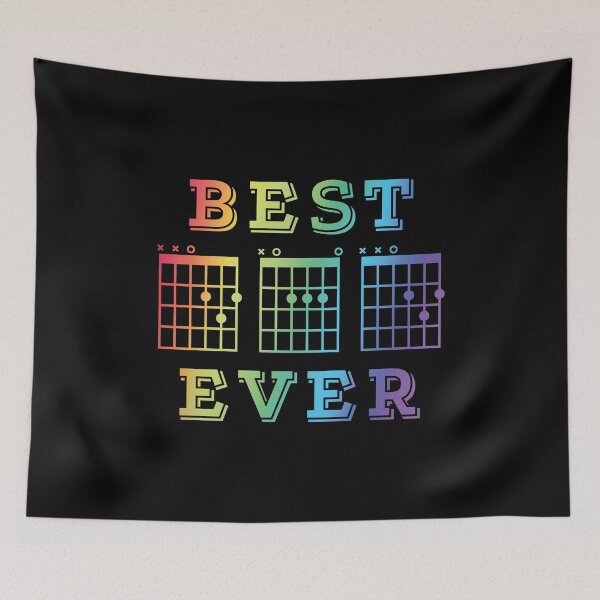 Item preview, Best Dad Ever Guitar DAD Chords Tab Colorful Theme designed and sold by nightsworthy.