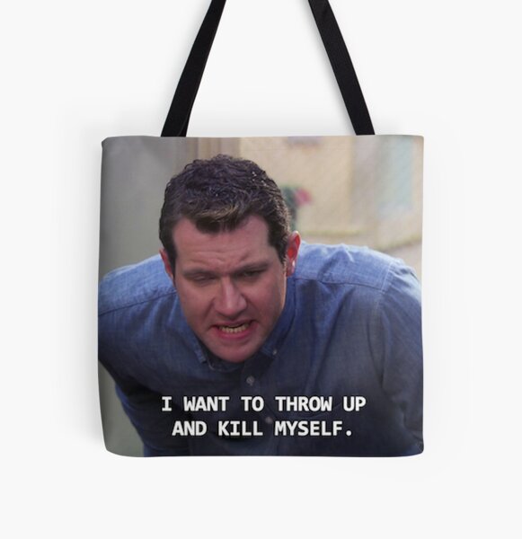 Craig Parks and Rec--I want to throw up and kill myself Tote Bag