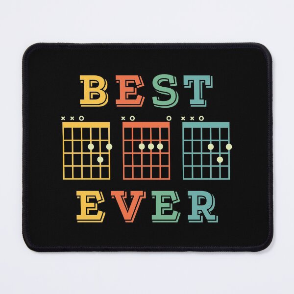 Item preview, Best Dad Ever Guitar DAD Chords Tab Retro Theme designed and sold by nightsworthy.