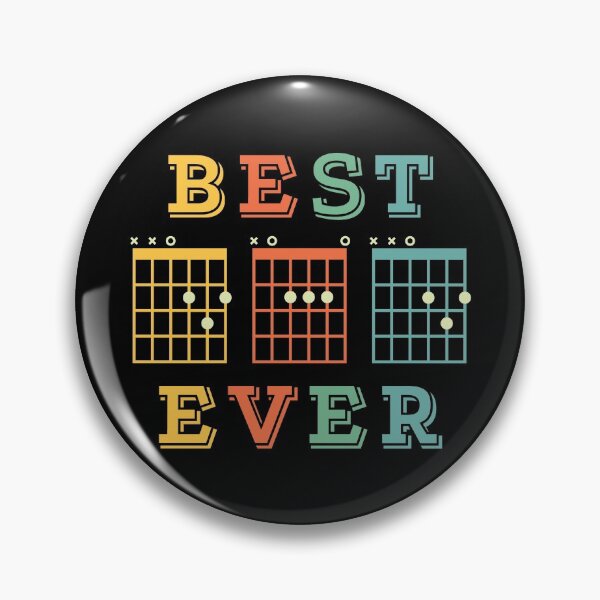 Item preview, Best Dad Ever Guitar DAD Chords Tab Retro Theme designed and sold by nightsworthy.