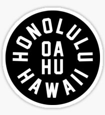 Honolulu - Oahu - Hawaii Sticker
