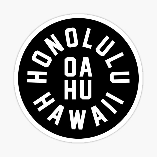 Honolulu - Oahu - Hawaii Sticker