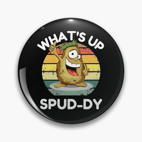 Item preview, What's Up Spud Cute Spud Potato Funny Food Pun designed and sold by RGRamsey.