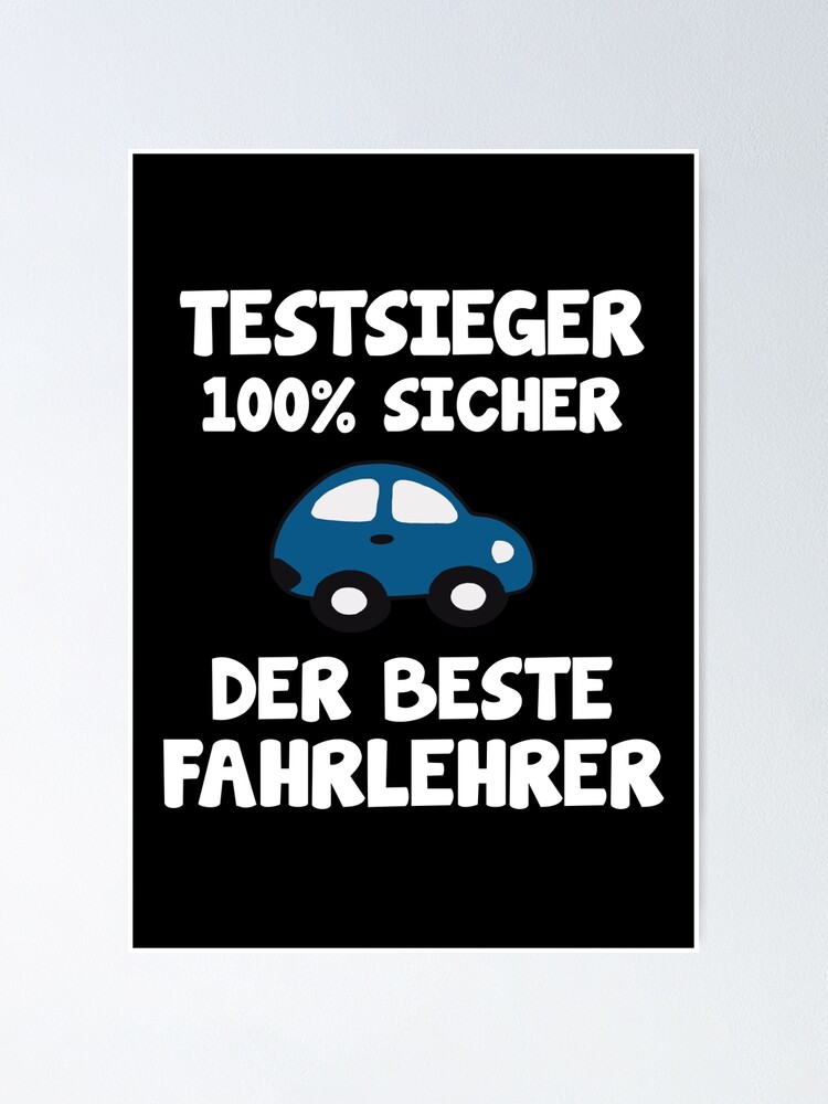 Fahrlehrer Fahrschullehrer Fahrschule Geschenk Sticker