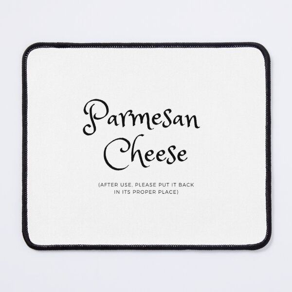Item preview, Parmesan Cheese Text designed and sold by cozycharlotte.