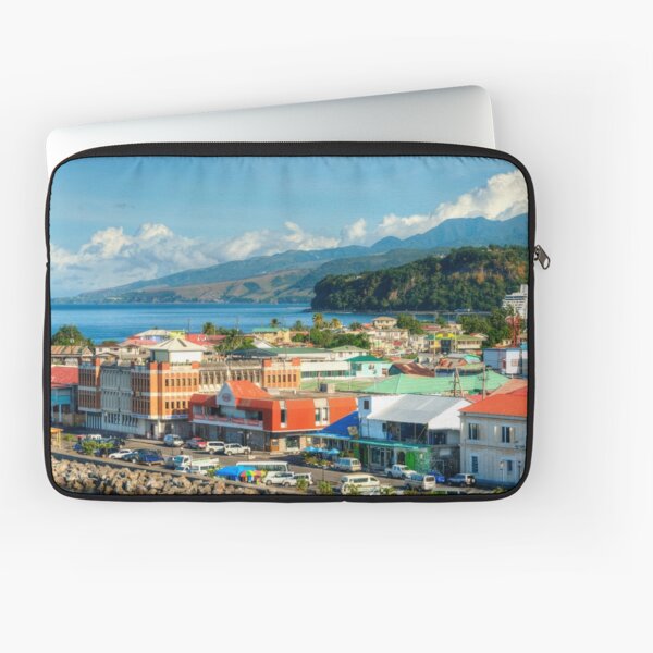 A View of Roseau Laptop Sleeve