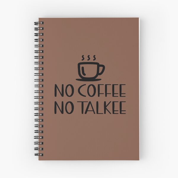Item preview, No Coffee No Talkee  designed and sold by LiveToLearn.