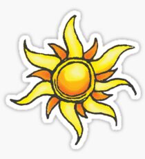 Tangled Up in the Sun Sticker