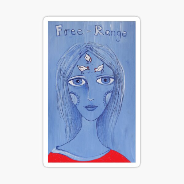 Free Range Imagination (version 2) Sticker