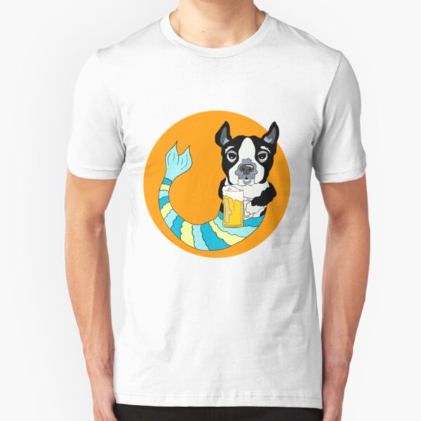 Bonker the Boston Terrier Slim Fit T-Shirt