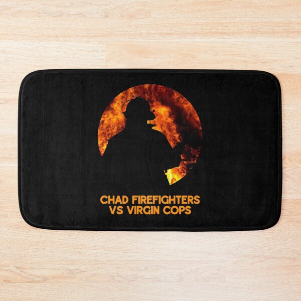 Item preview, Chad Firefighters vs Virgin Cops designed and sold by RevolutionInPaint.