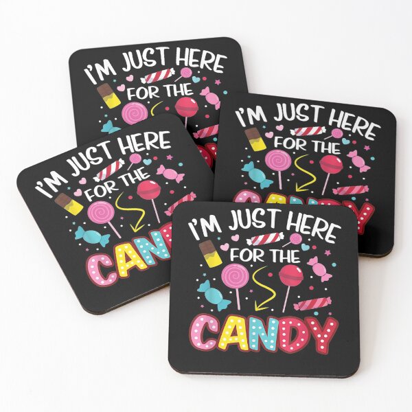 Item preview, Im Just Here For The Candy Halloween Cute Lollipop Sweets designed and sold by KajaSzulc.