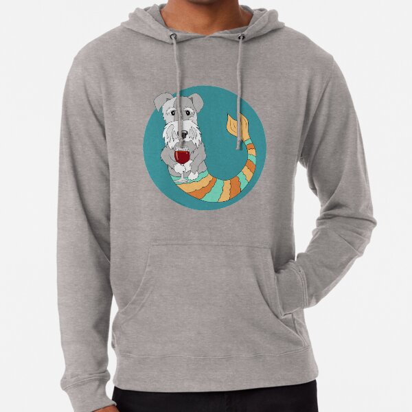 Sidney the Schnauzer Mermutt Lightweight Hoodie
