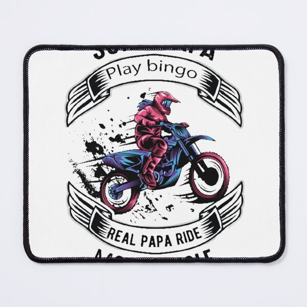 Item preview, SOME PAPA  PLAY BINGO REAL PAPA RIDE MOTORCYCLE designed and sold by Marakstore.