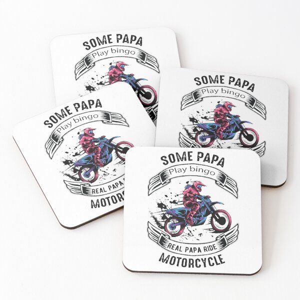 Item preview, SOME PAPA  PLAY BINGO REAL PAPA RIDE MOTORCYCLE designed and sold by Marakstore.