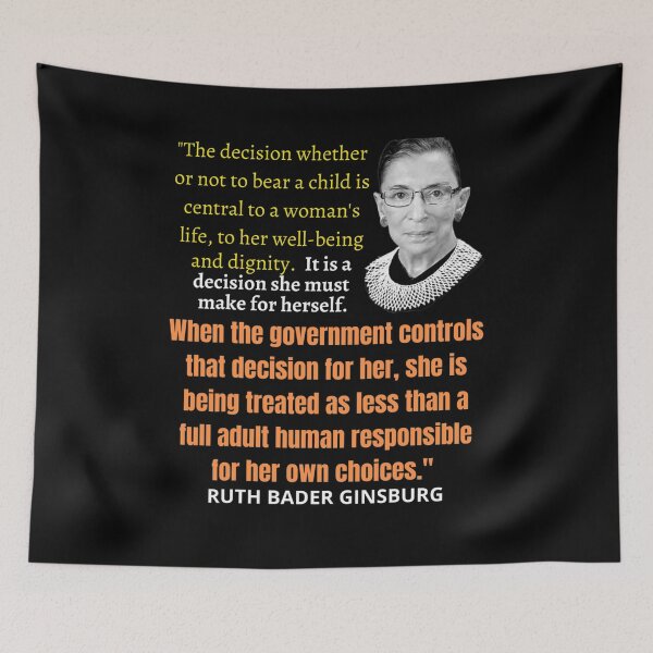Item preview, Abortion Pro Choice and Justice RBG Ruth Bader Ginsburg designed and sold by juliegould1974.
